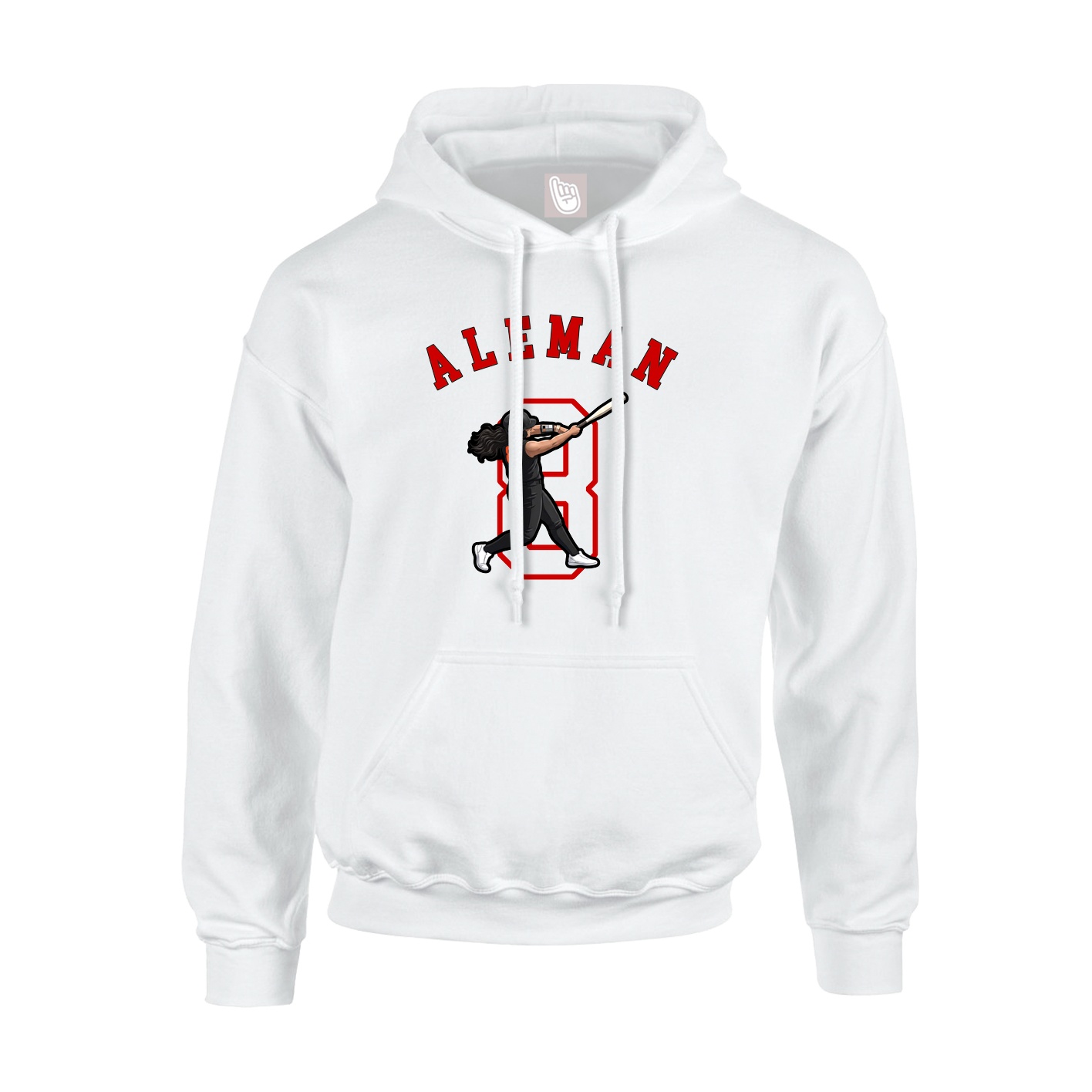 Youth Hoodie — Shirsey Arch in White