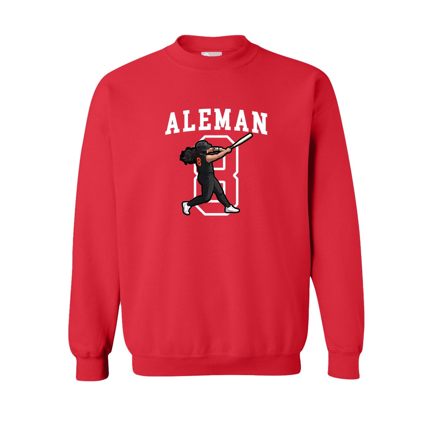 Fleece Crew — Shirsey in Red