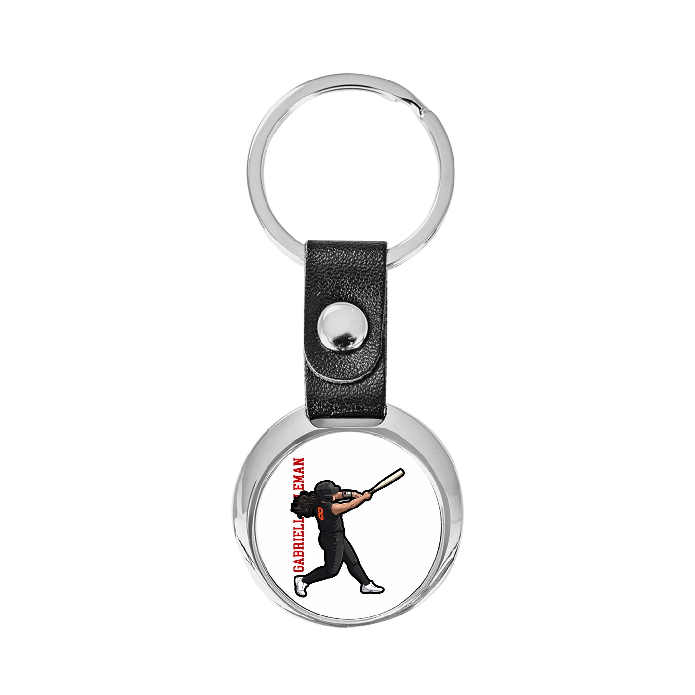 Key Chain — Name Vertical in Classic