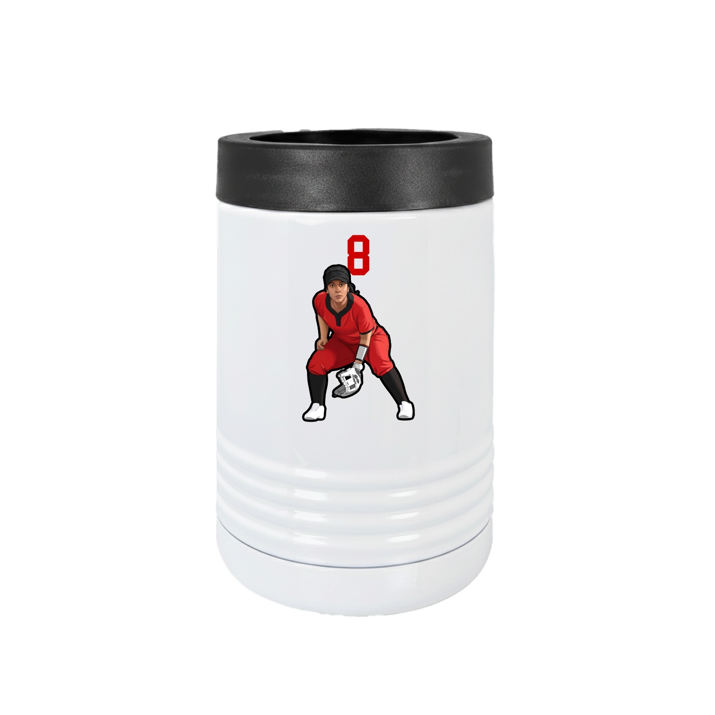 Beverage Holder — Number Top in White