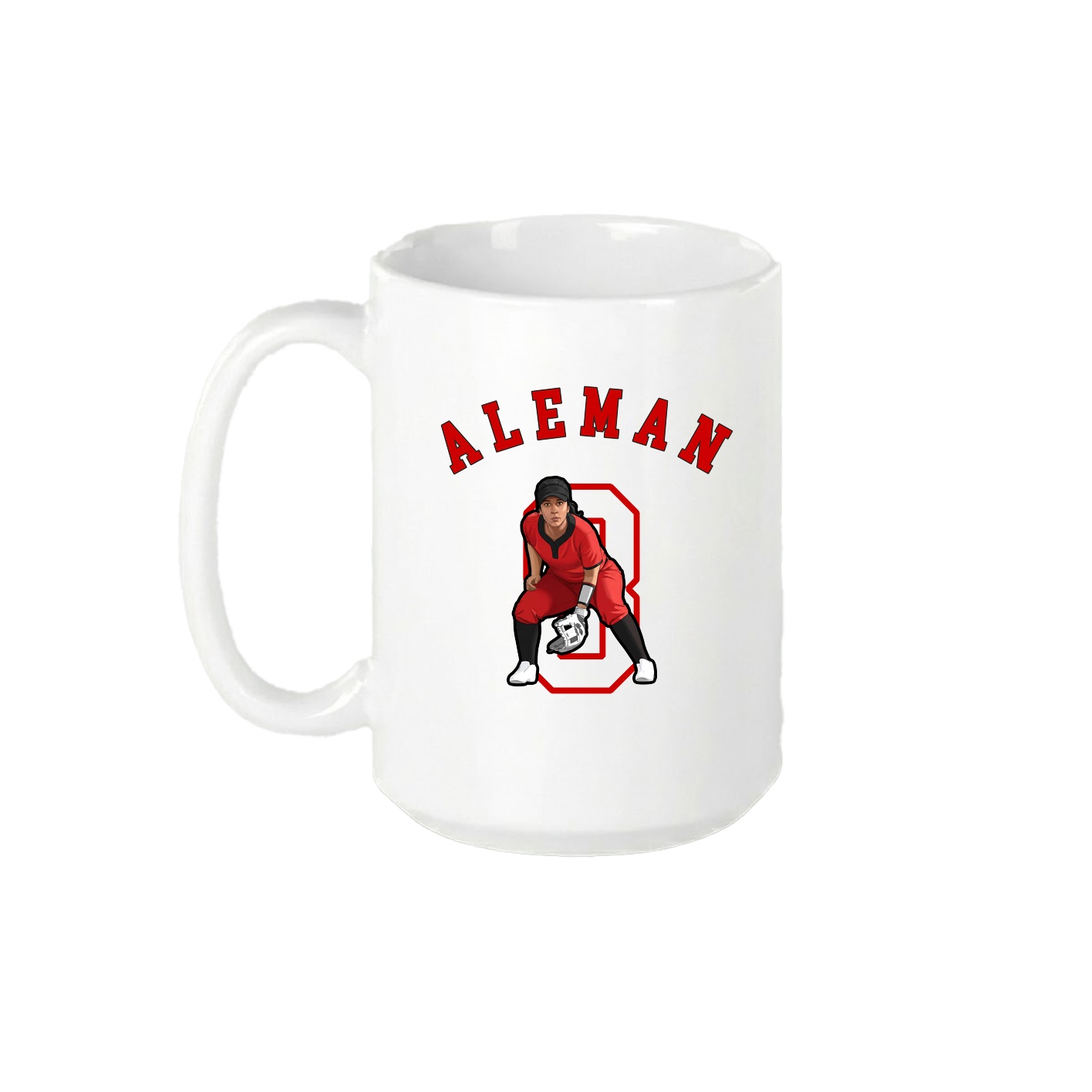 15oz Coffee Mug — Shirsey Arch in White