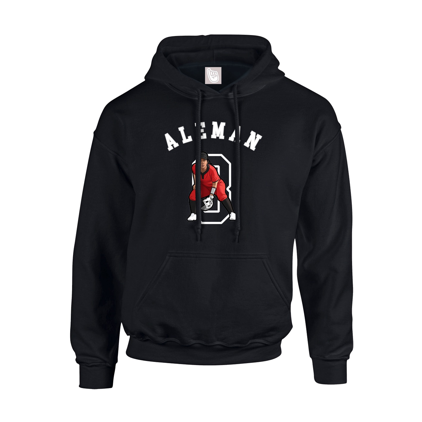 Hoodie — Shirsey Arch in Black