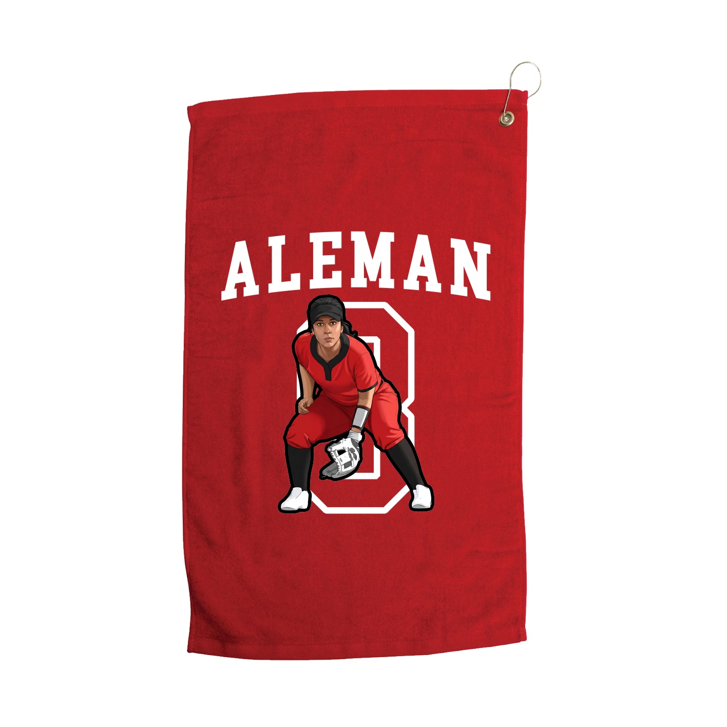 Golf Towel — Shirsey in Red