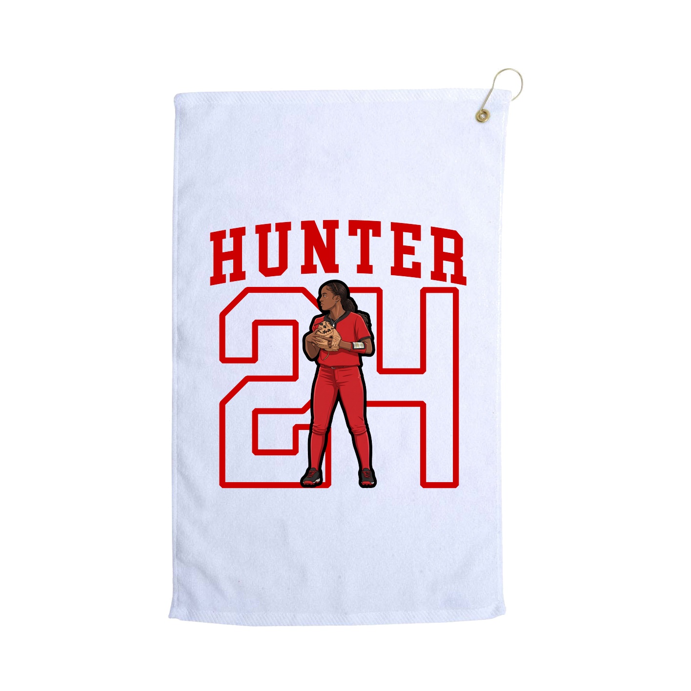 Golf Towel — Shirsey in White