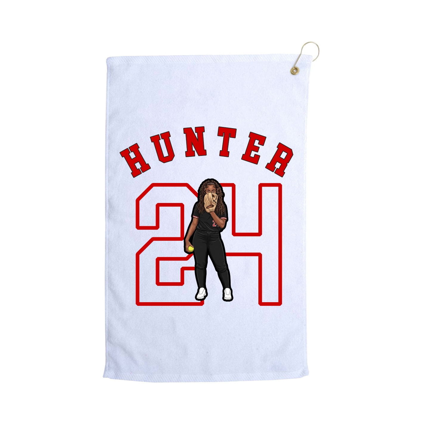 Golf Towel — Shirsey Arch in White