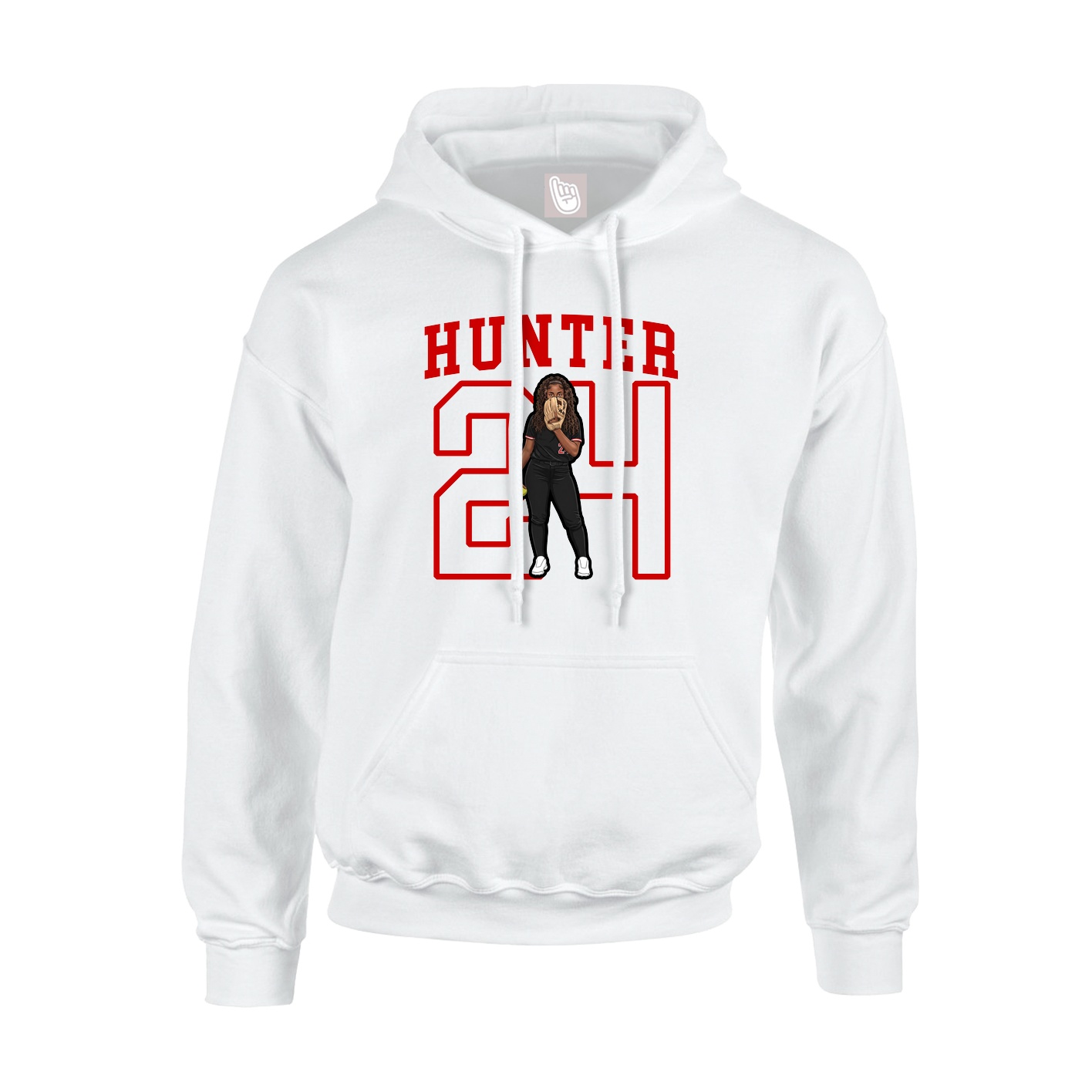 Youth Hoodie — Shirsey in White