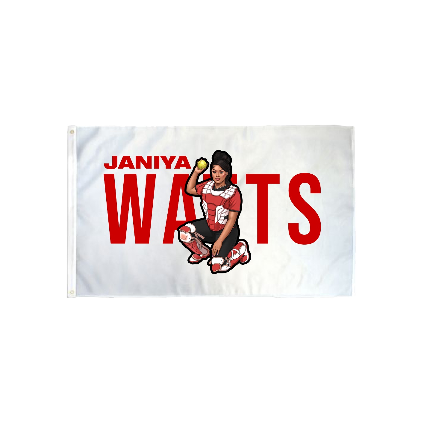 3x5 Flag — Player Name in Classic