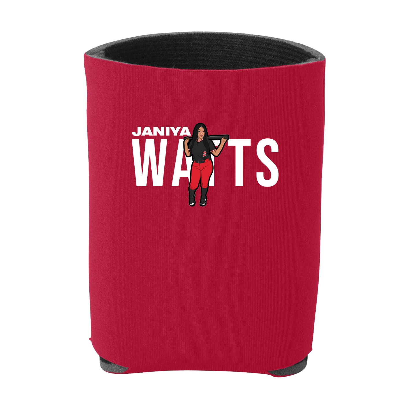 Can Holder — Player Name in Red