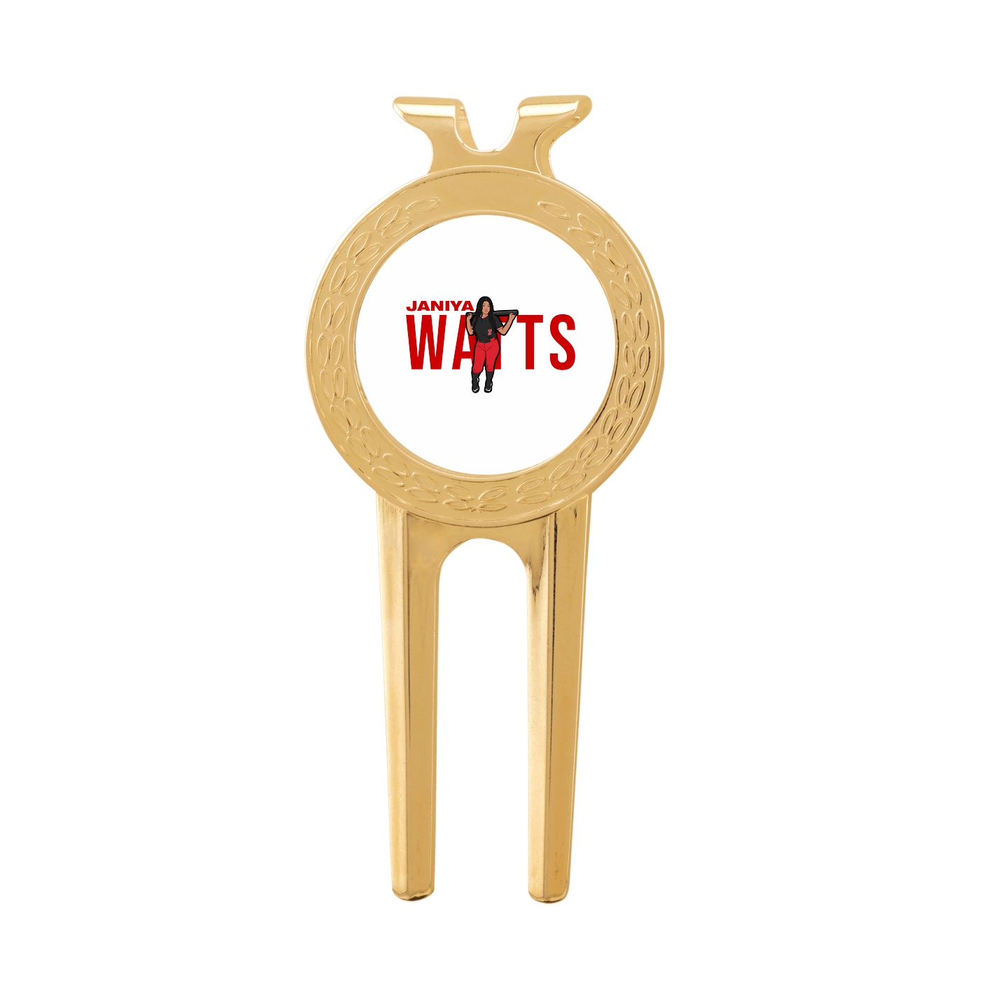 Divot Tool with Ball Marker — Player Name in Classic
