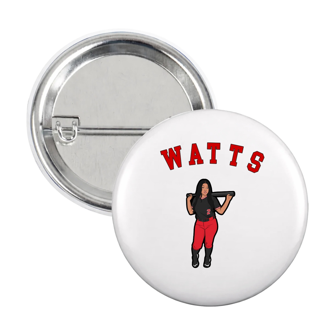 Game Day Button — Shirsey Arch in White