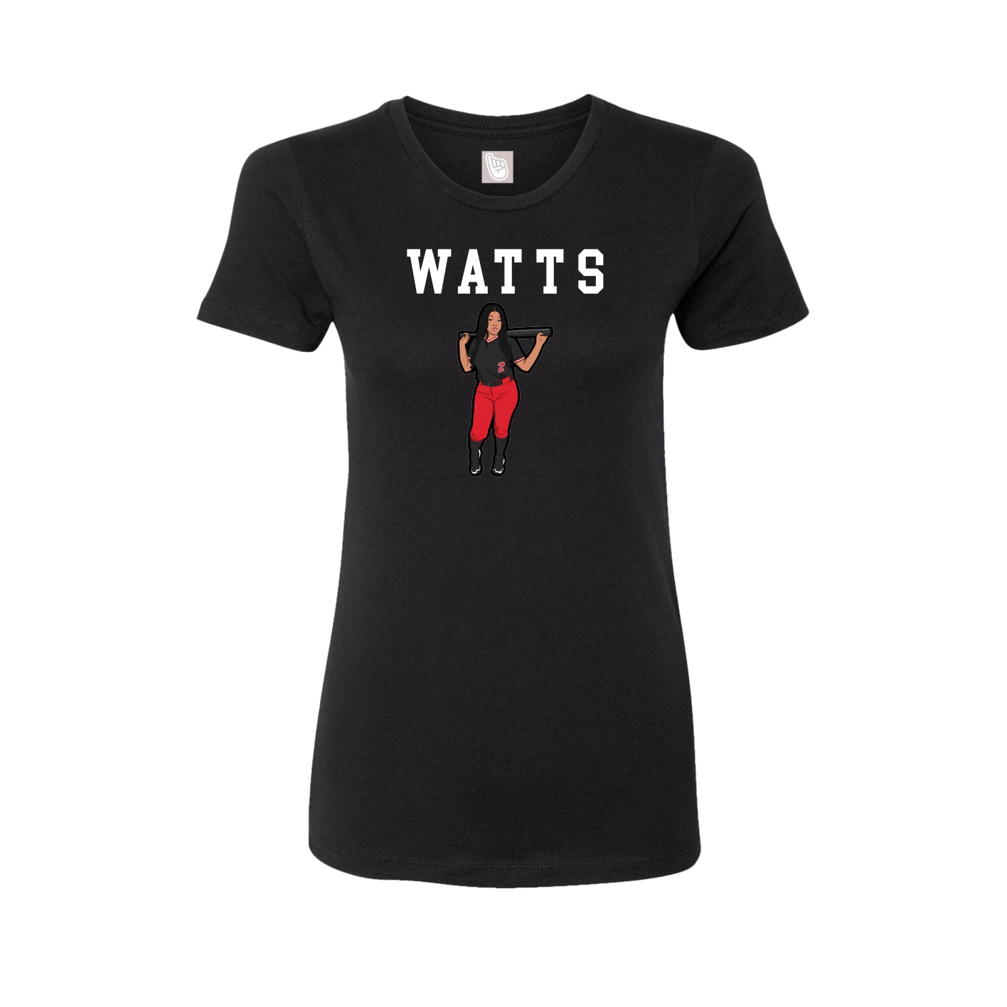 Fitted Women's Tee — Shirsey in Black