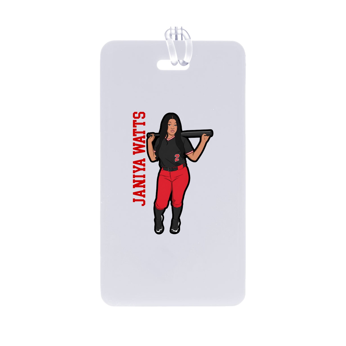 Bag Tag — Name Vertical in Classic