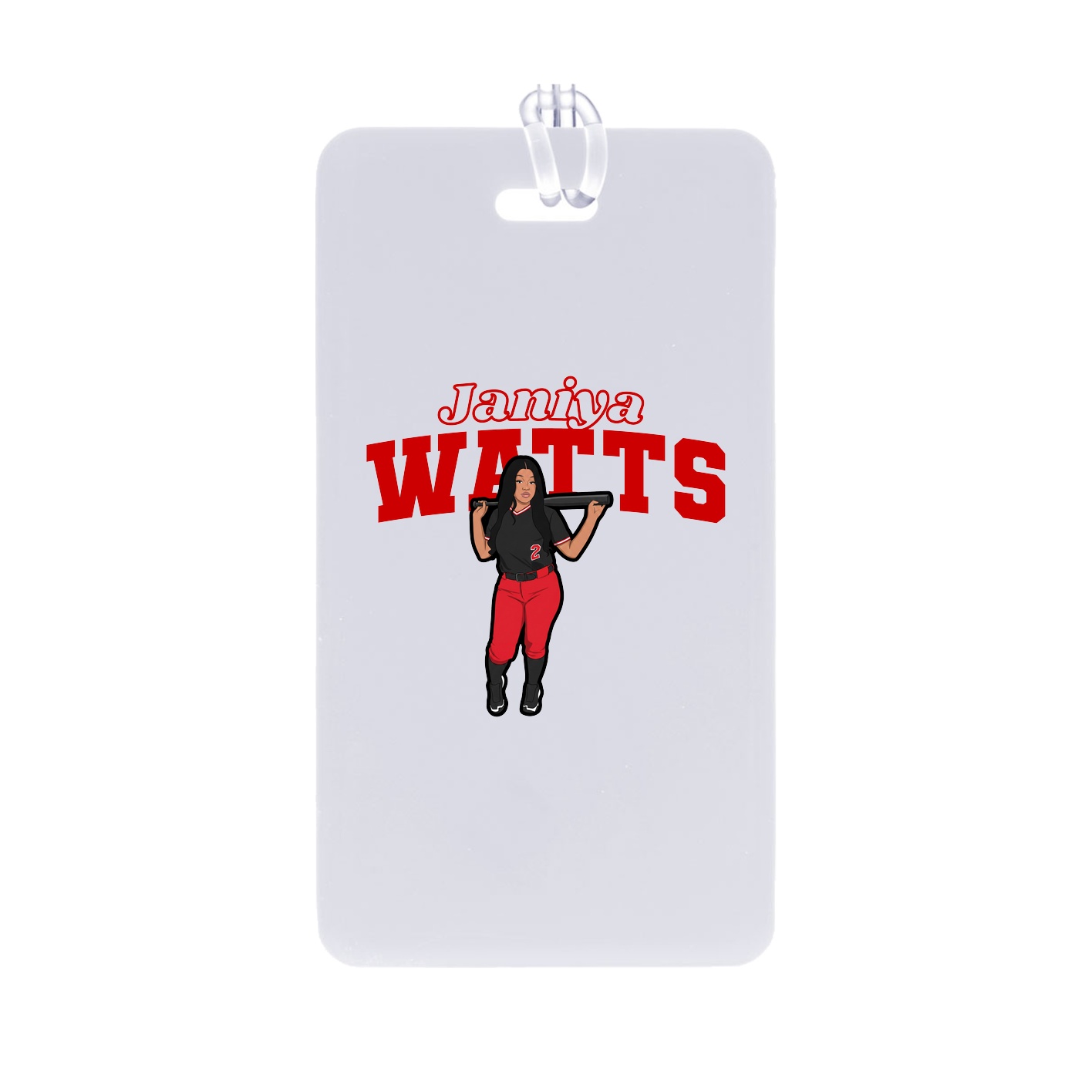 Bag Tag — Name Arch in Classic