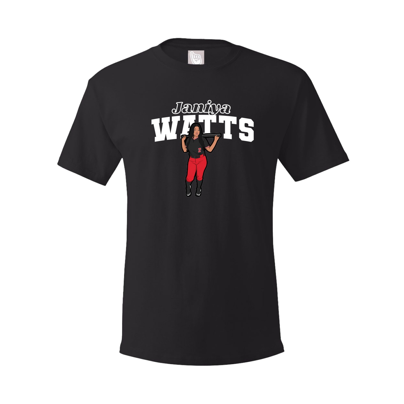 Tee — Name Arch in Black