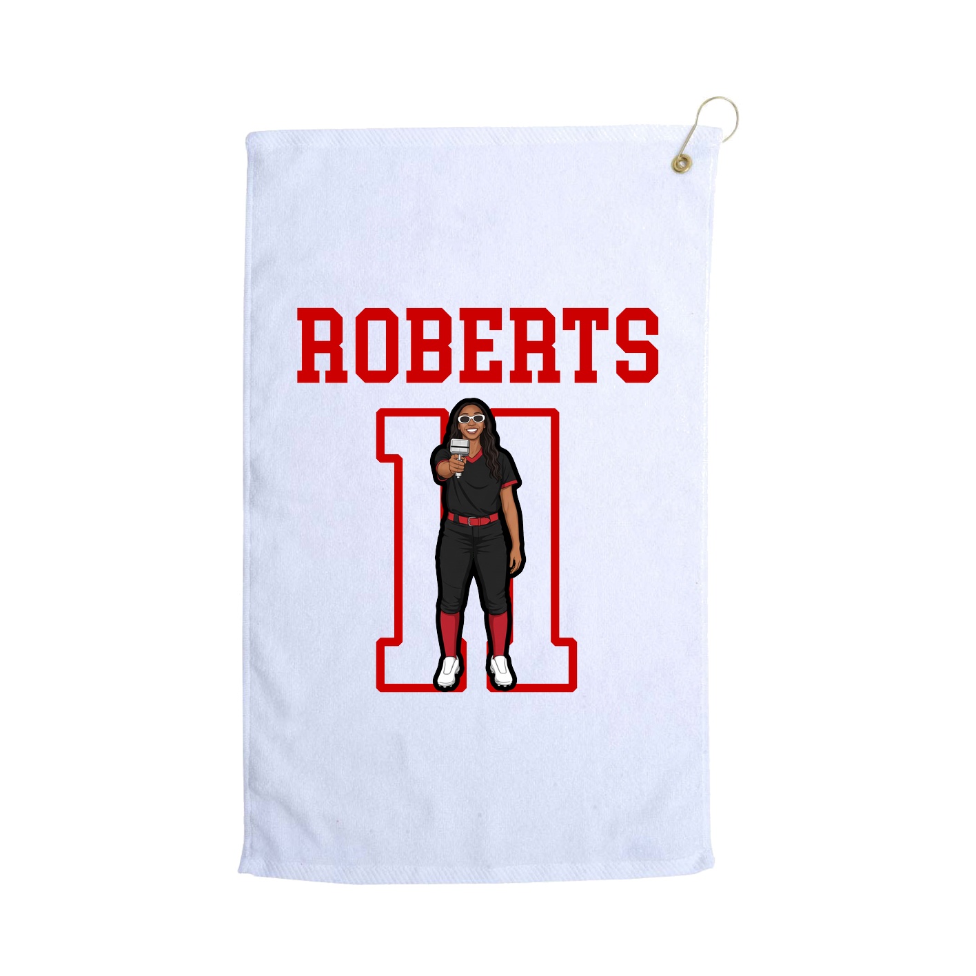 Golf Towel — Shirsey in White