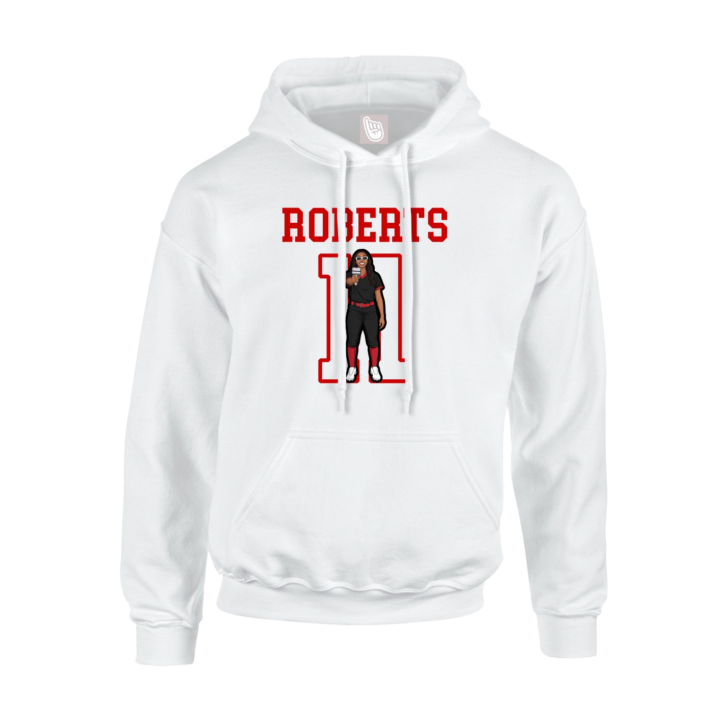 Hoodie — Shirsey in White