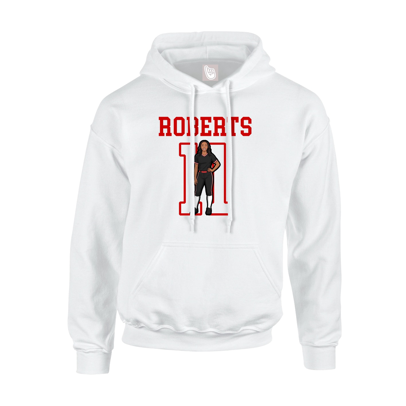 Youth Hoodie — Shirsey in White