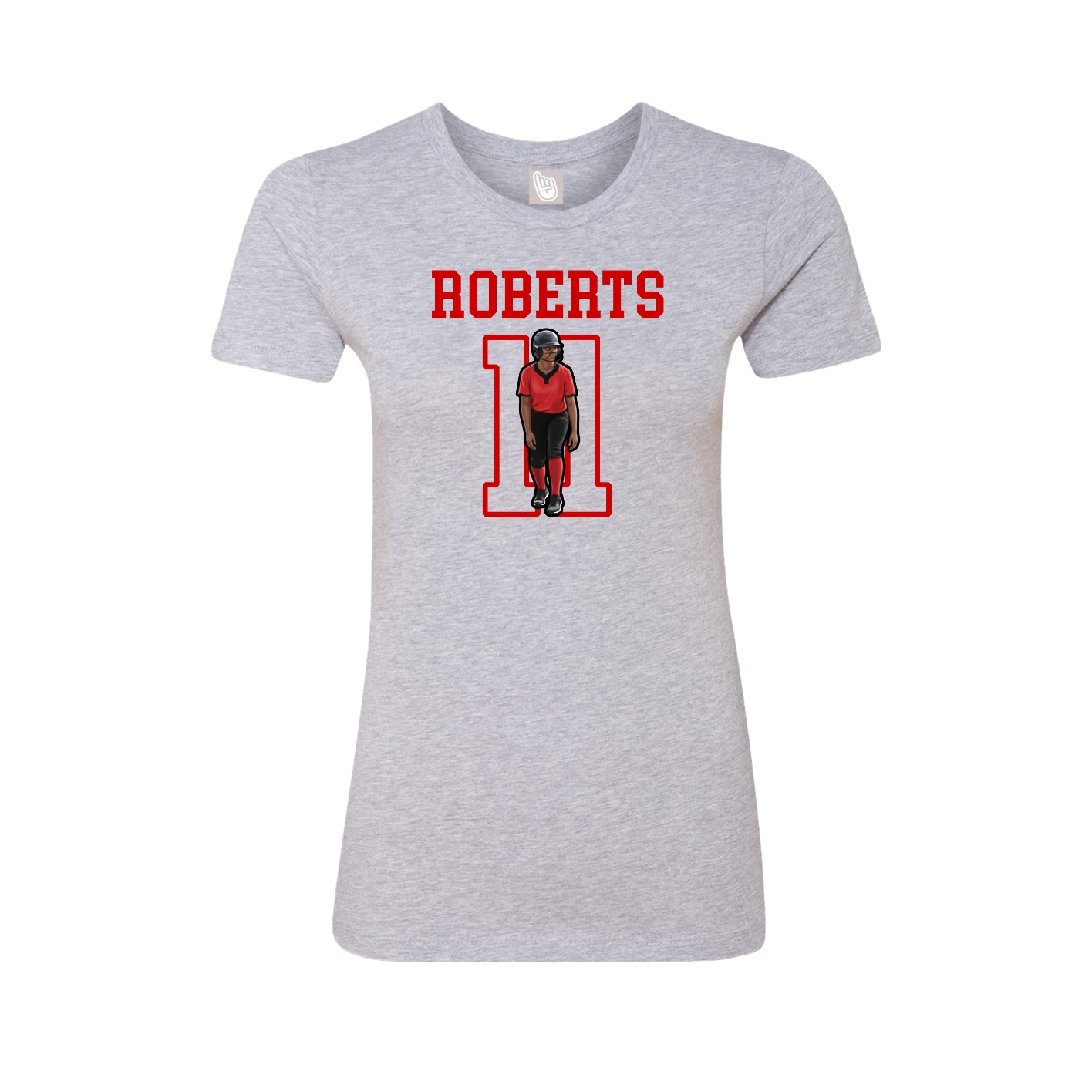 Fitted Women's Tee — Shirsey in Grey