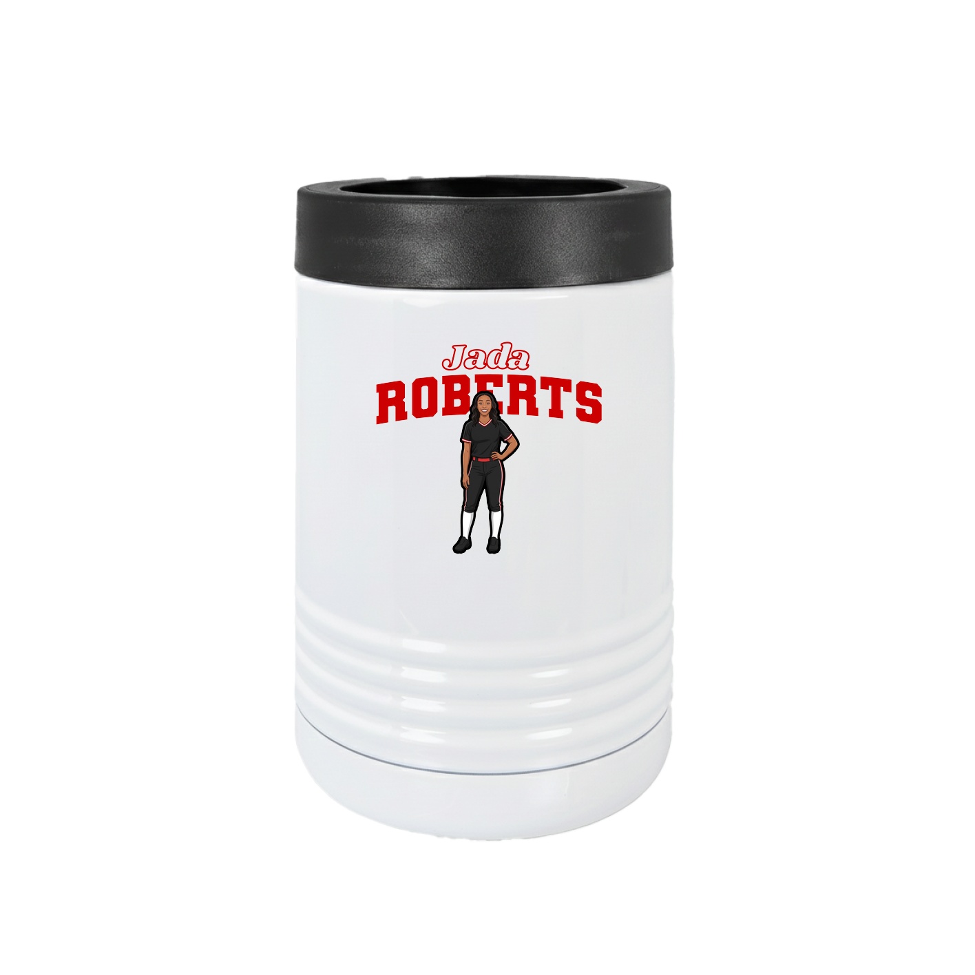 Beverage Holder — Name Arch in White