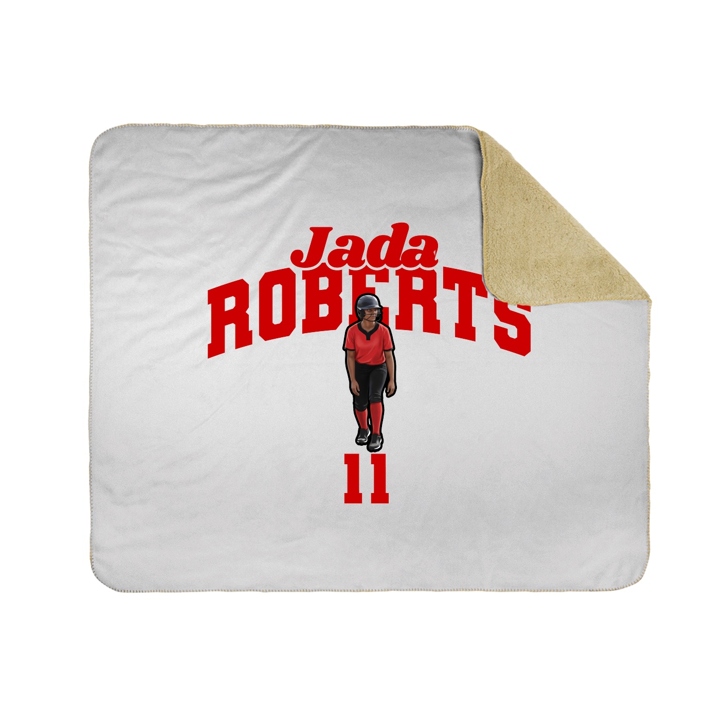 Throw Blanket — Signature Arch in White