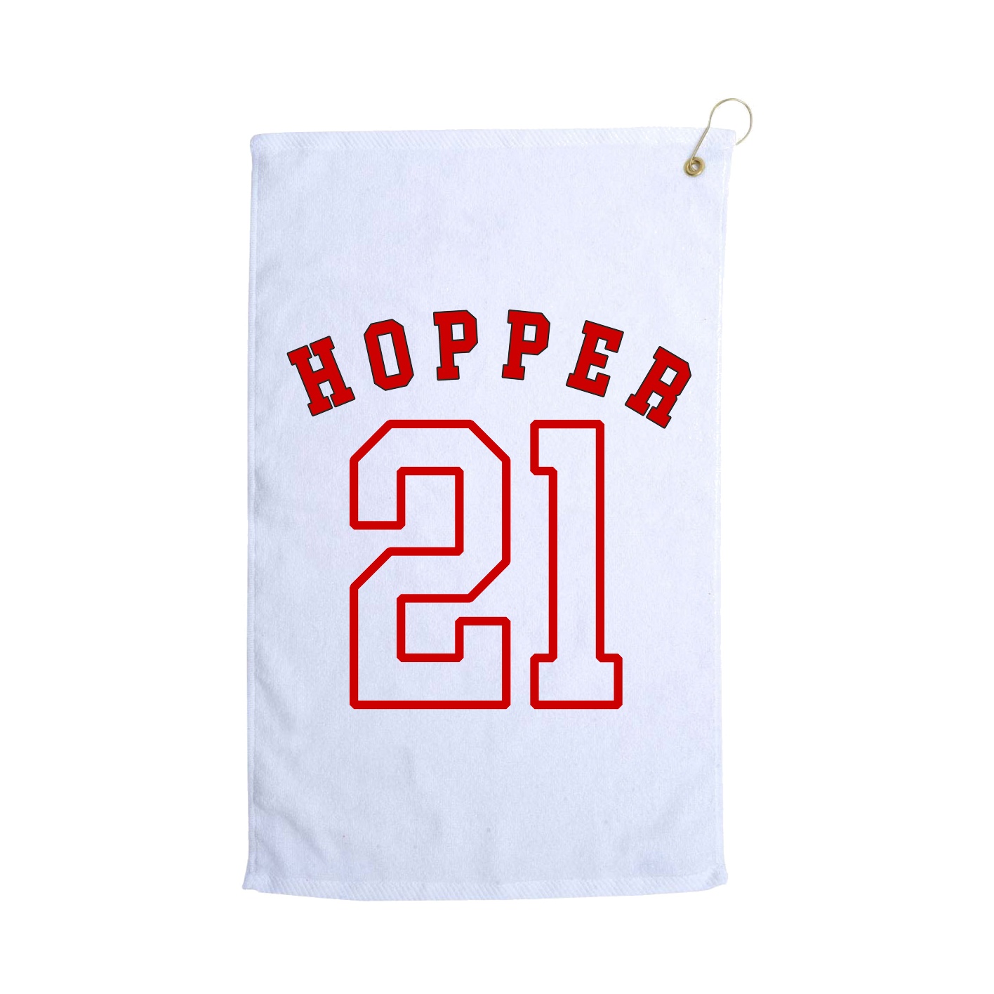 Golf Towel — Shirsey Arch in White