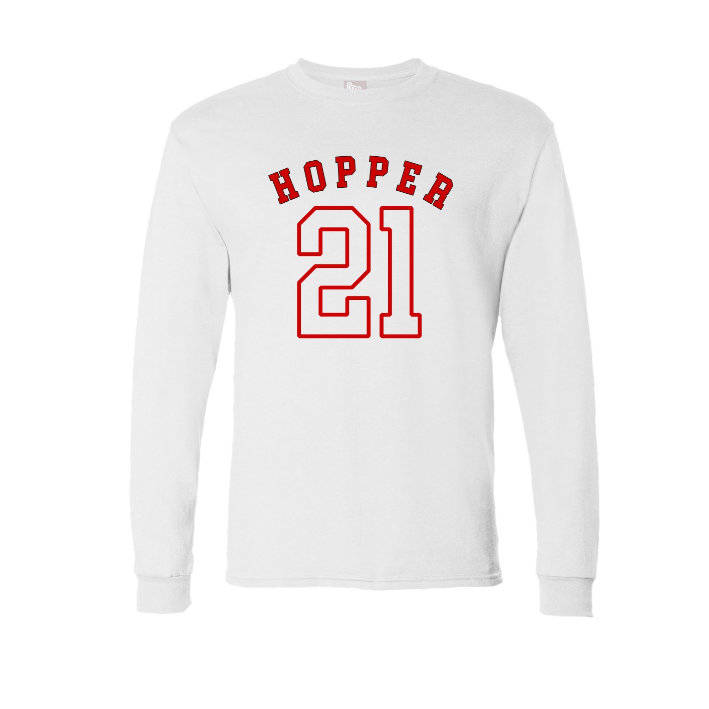 Long Sleeve Tee — Shirsey Arch in White