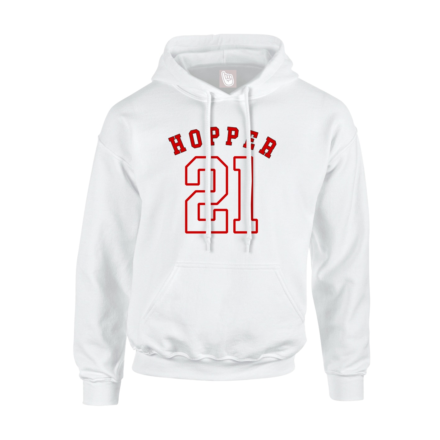 Hoodie — Shirsey Arch in White