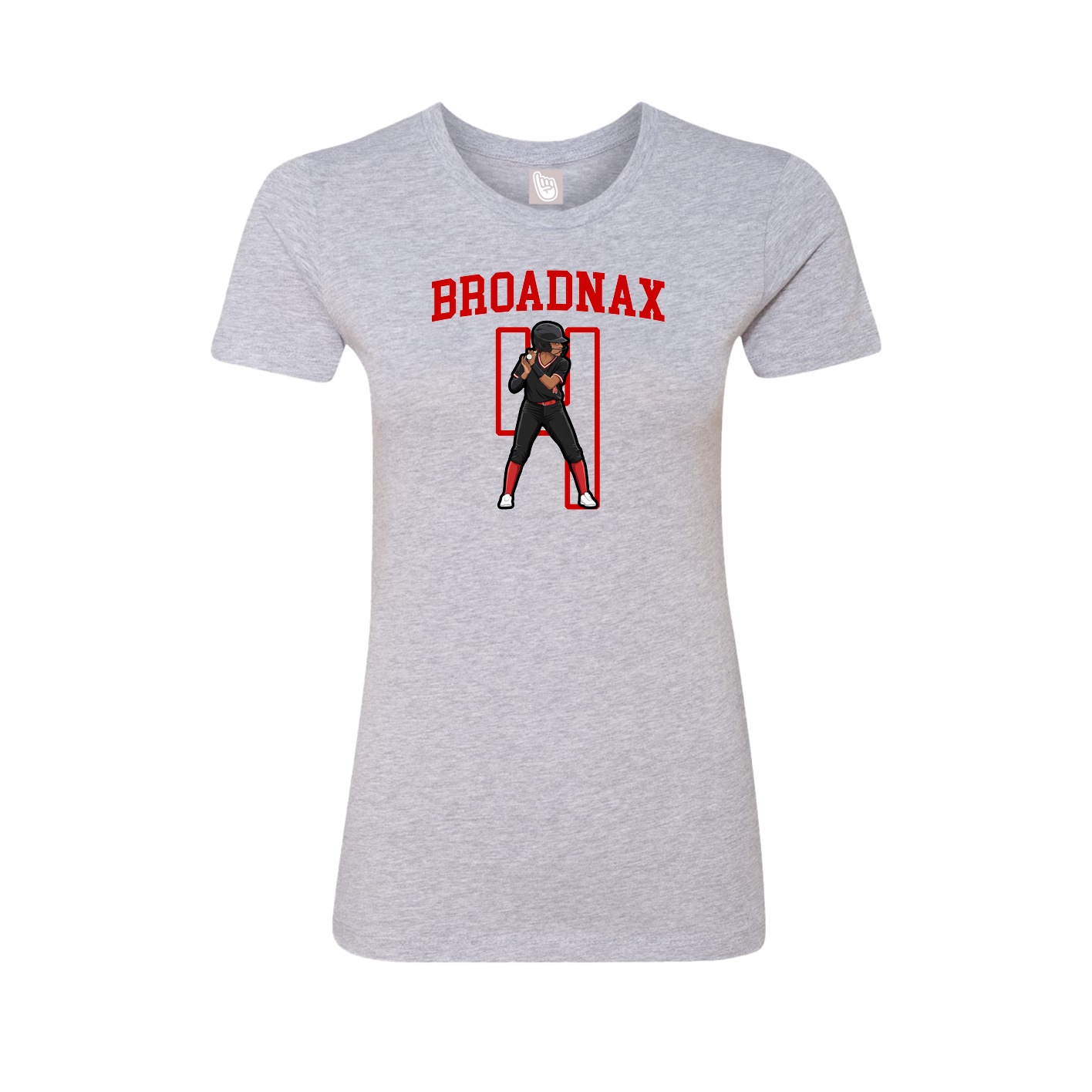 Fitted Women's Tee — Shirsey in Grey