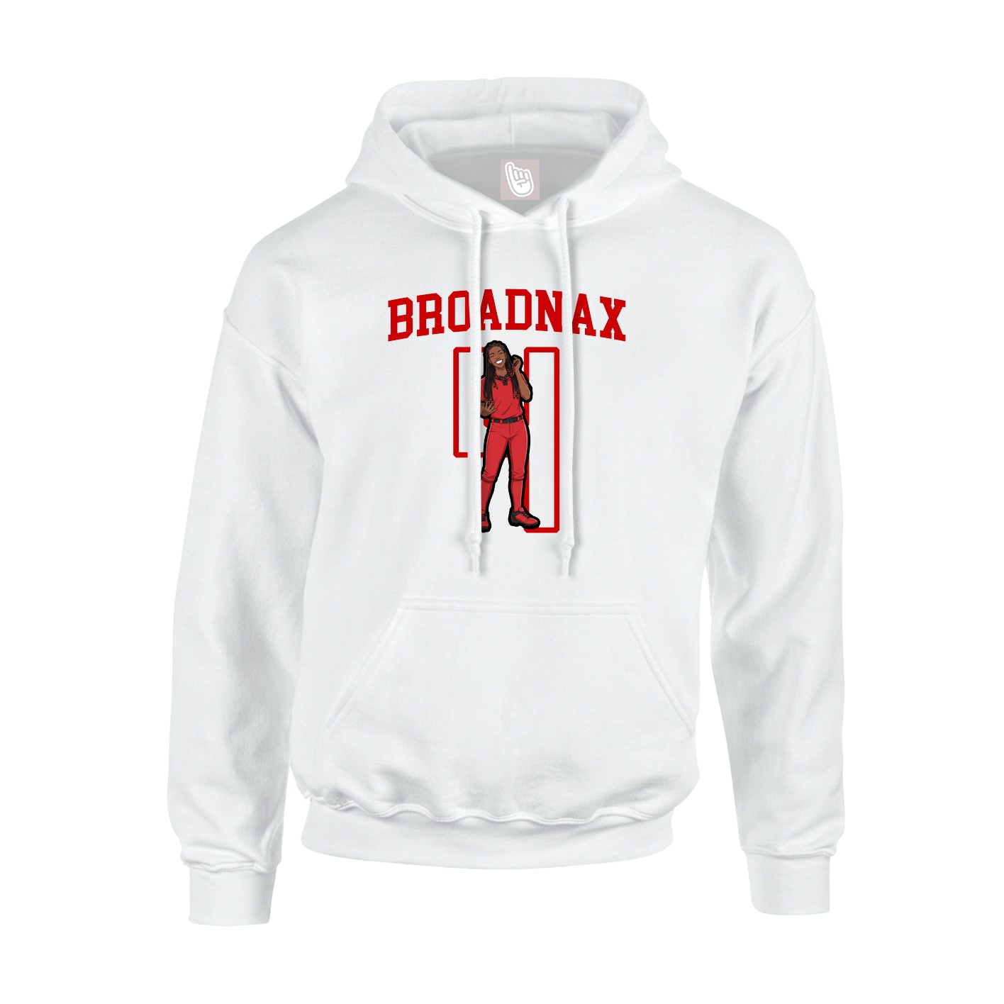 Hoodie — Shirsey in White