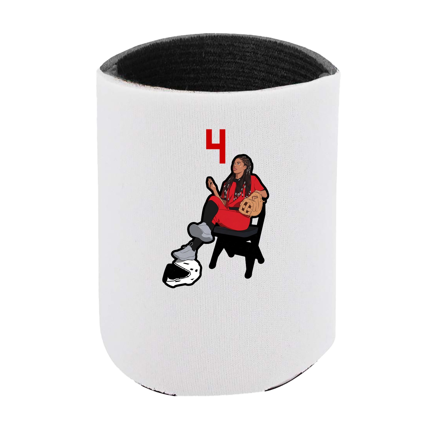 Can Holder — Number Top in White