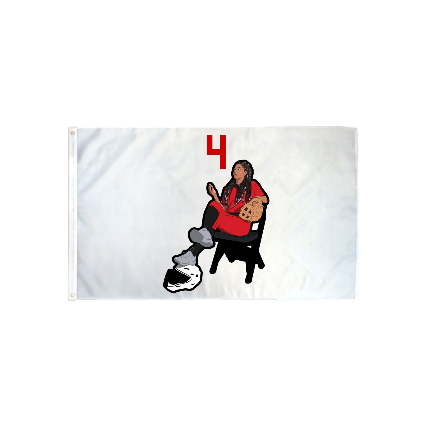 3x5 Flag — Number Top in Classic