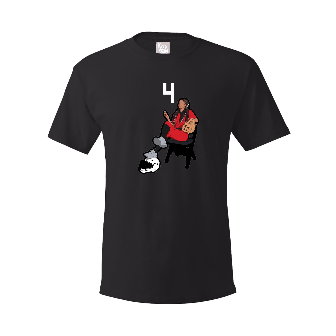 Tee — Number Top in Black