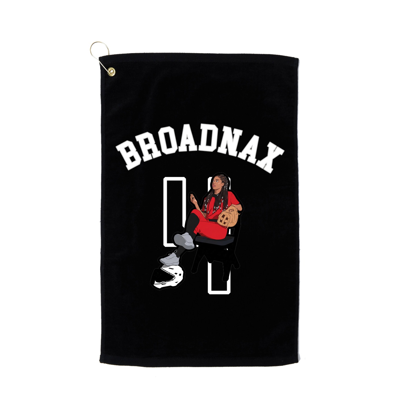 Golf Towel — Shirsey Arch in Black