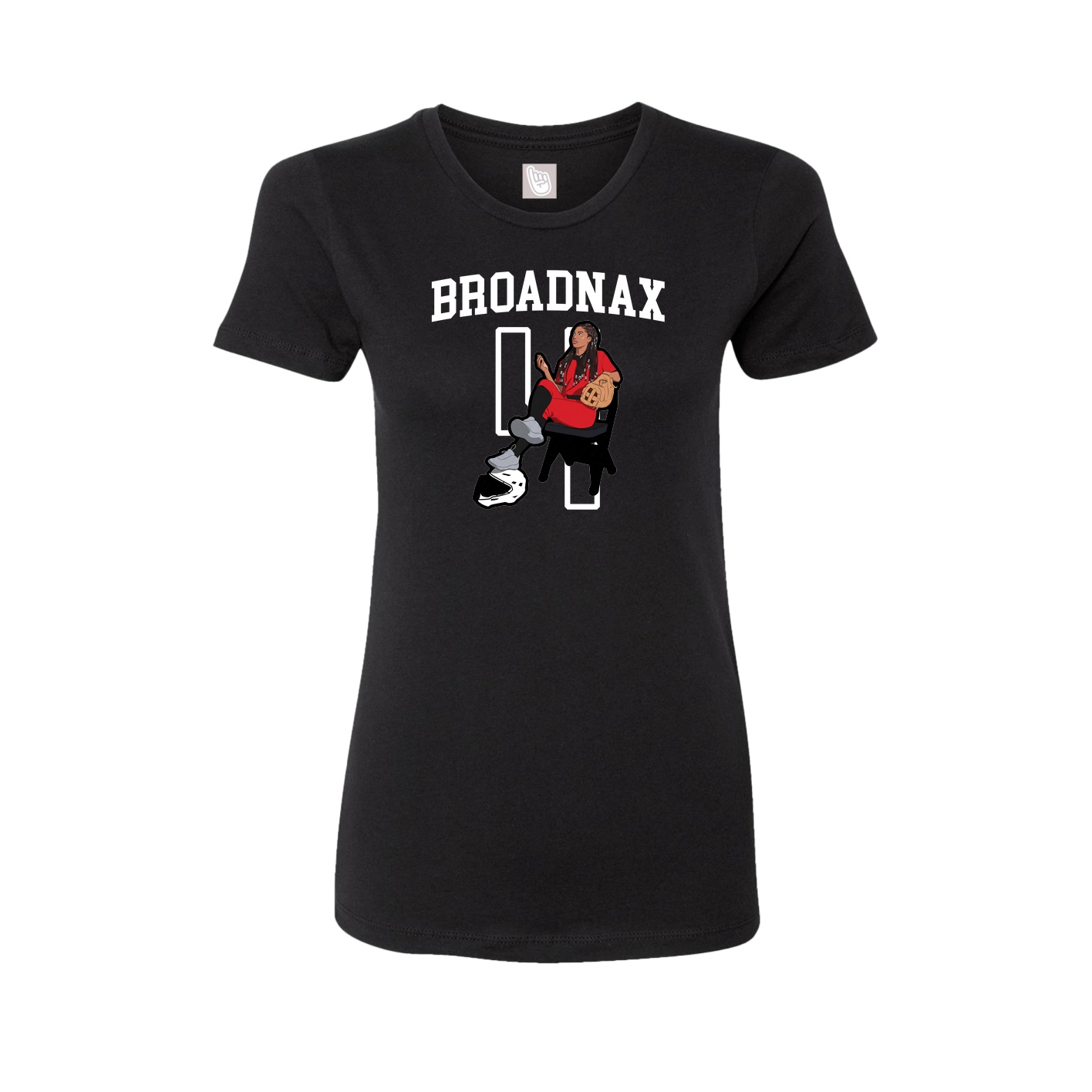 Fitted Women's Tee — Shirsey in Black