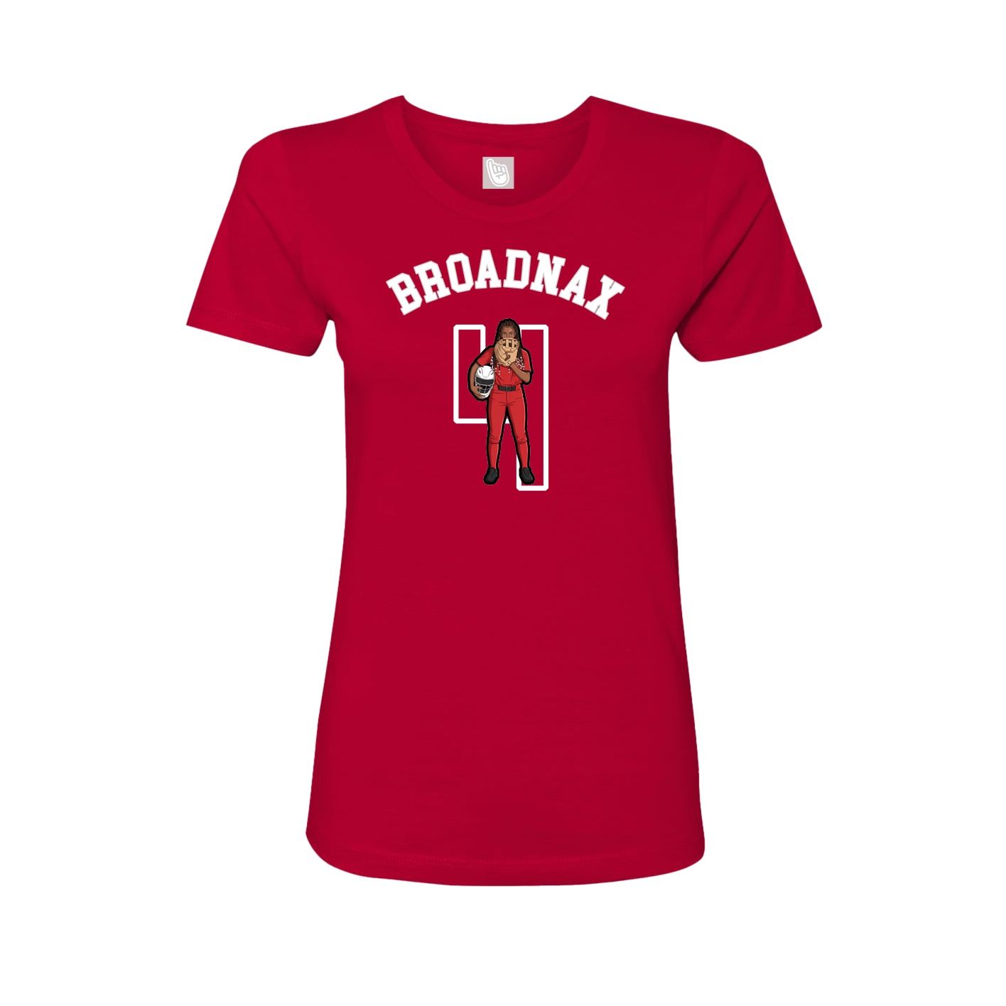 Womens Tee — Shirsey Arch in Red