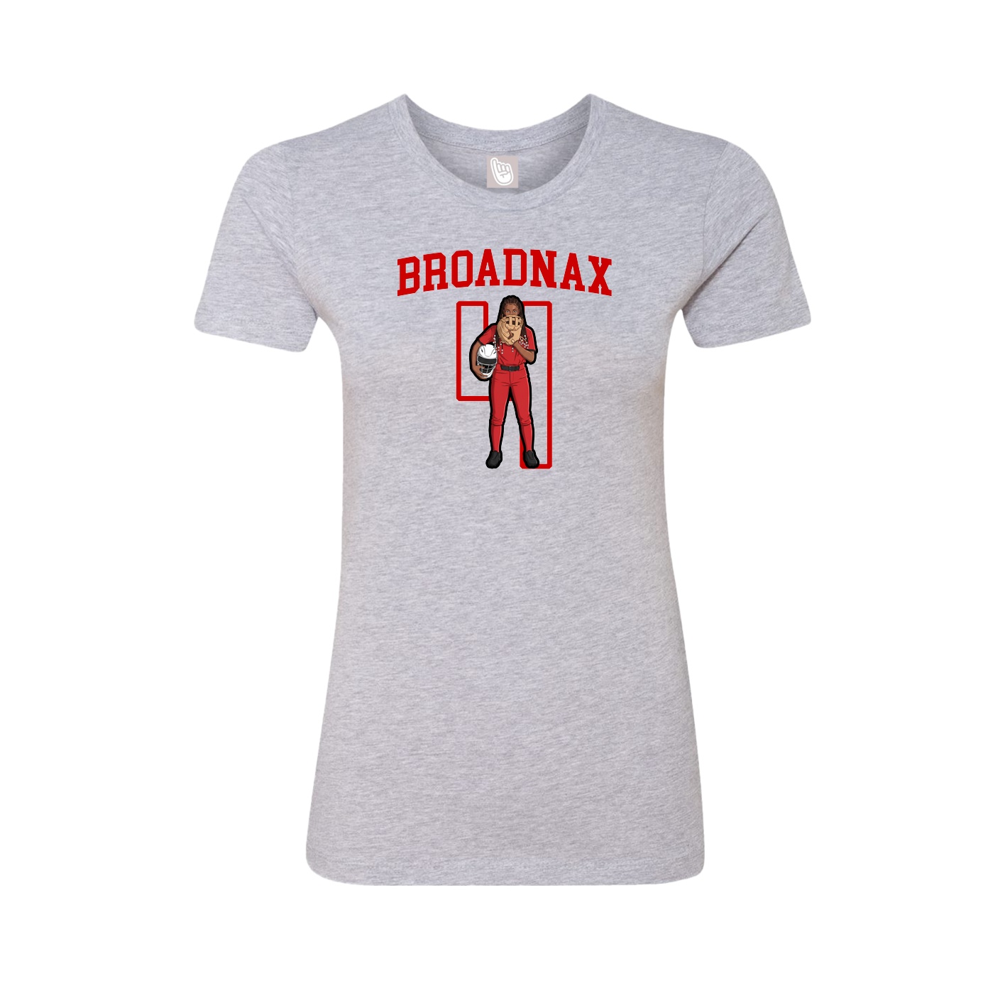 Fitted Women's Tee — Shirsey in Grey