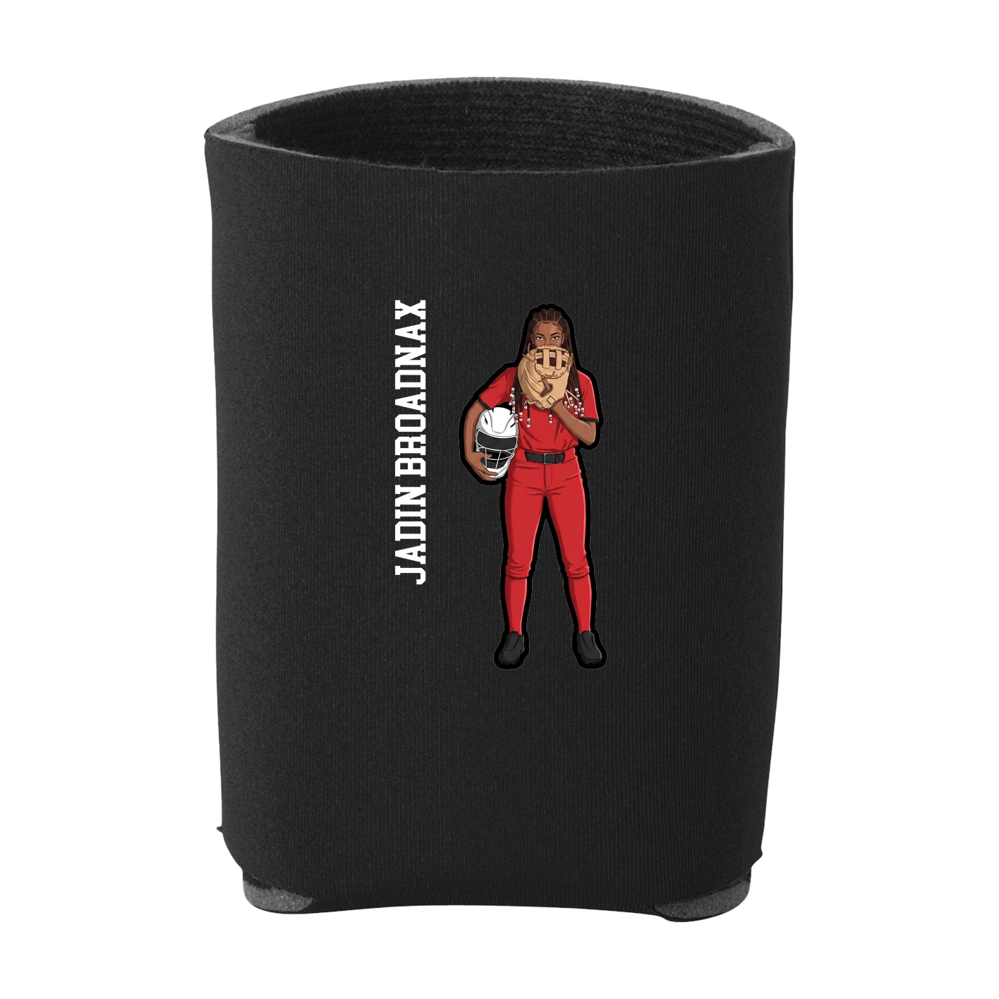 Can Holder — Name Vertical in Black