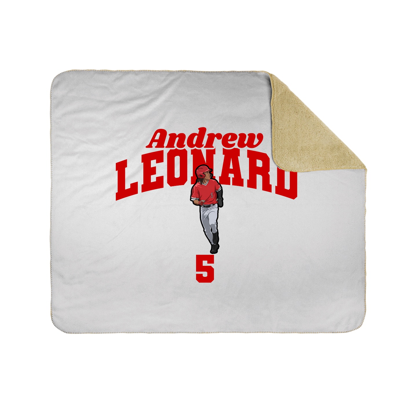 Throw Blanket — Signature Arch in White
