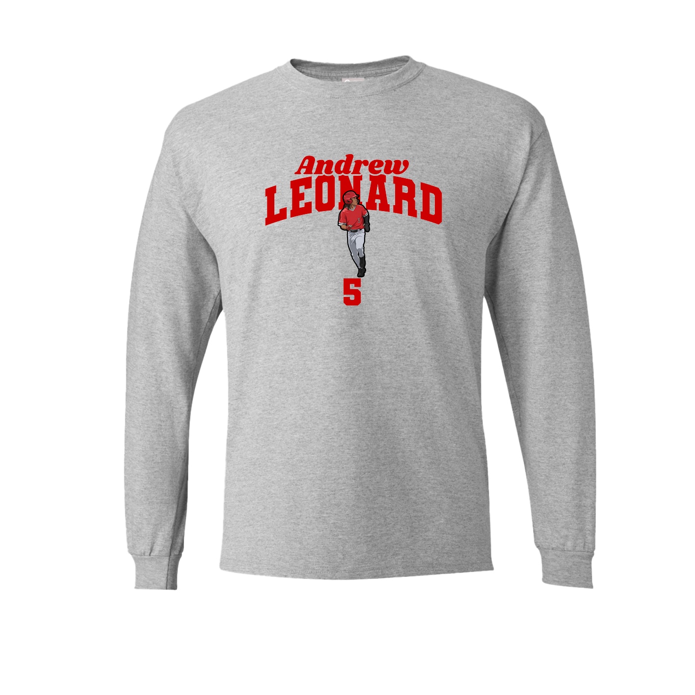 Long Sleeve Tee — Signature Arch in Grey