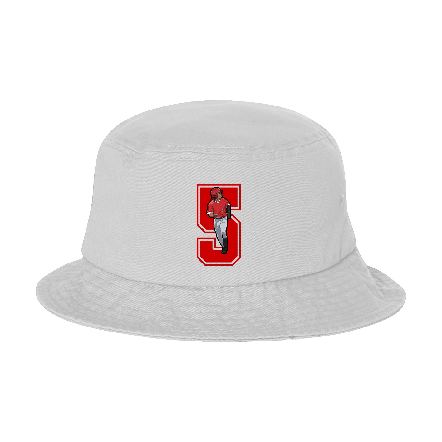 Bucket Cap — Number in White