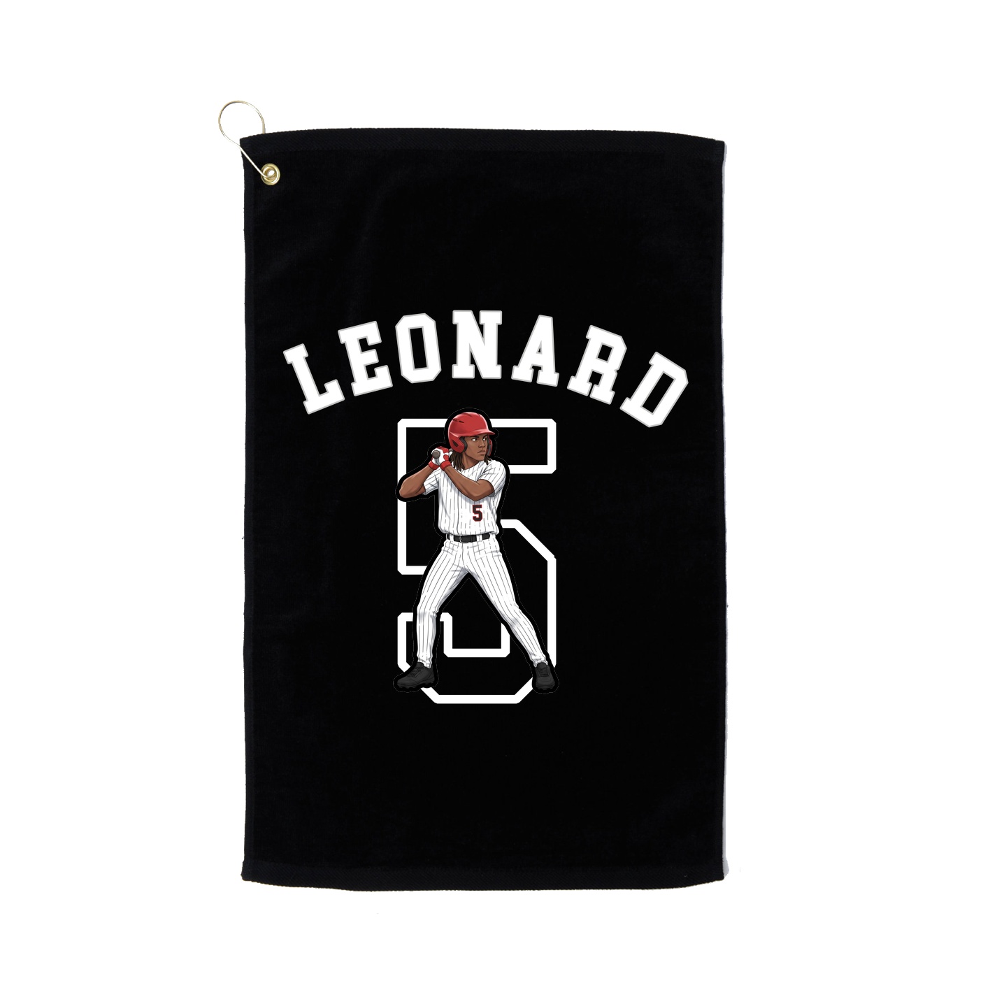 Golf Towel — Shirsey Arch in Black