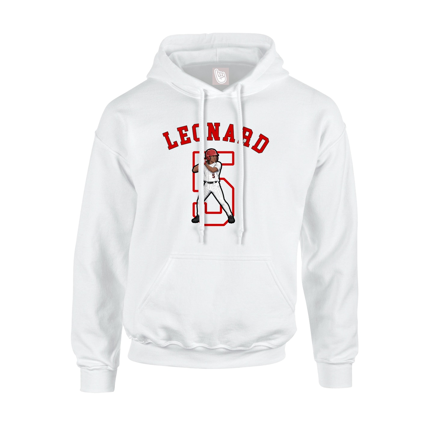 Hoodie — Shirsey Arch in White
