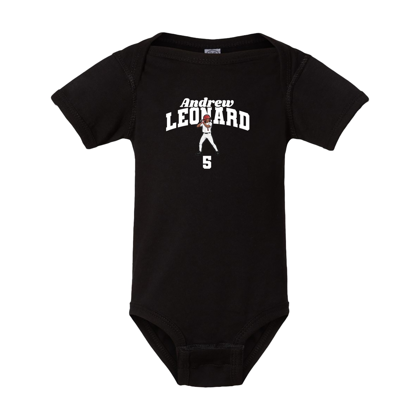 Baby Onesie — Signature Arch in Black