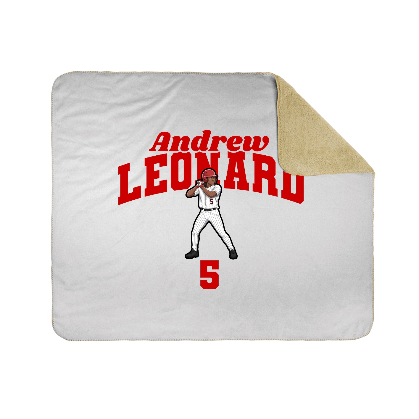Throw Blanket — Signature Arch in White