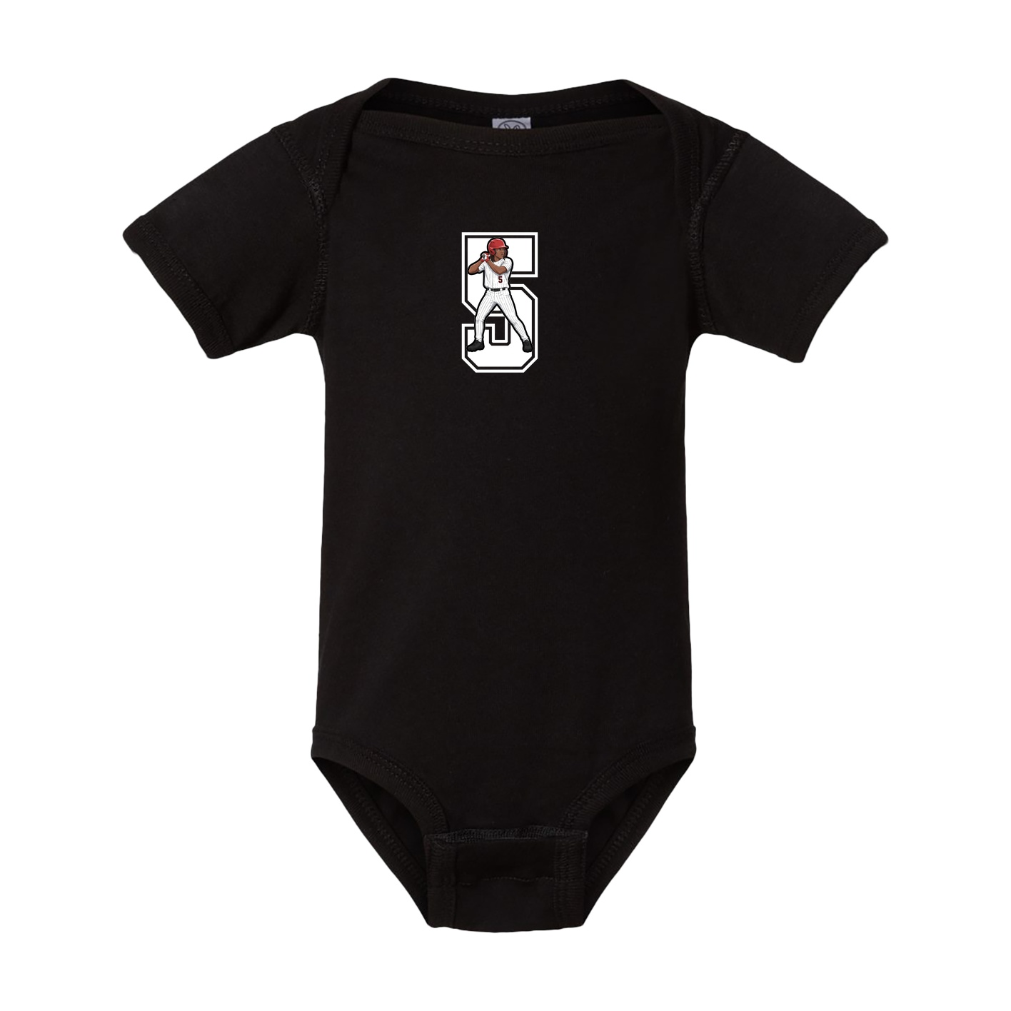 Baby Onesie — Number in Black