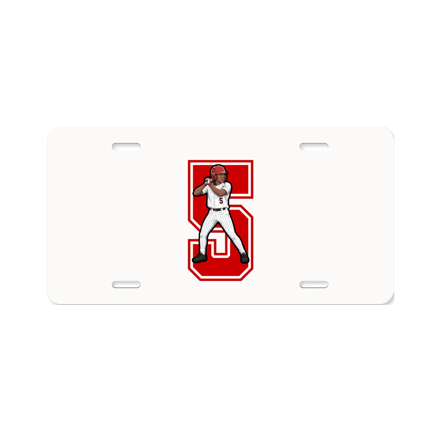 License Plate — Number in Classic