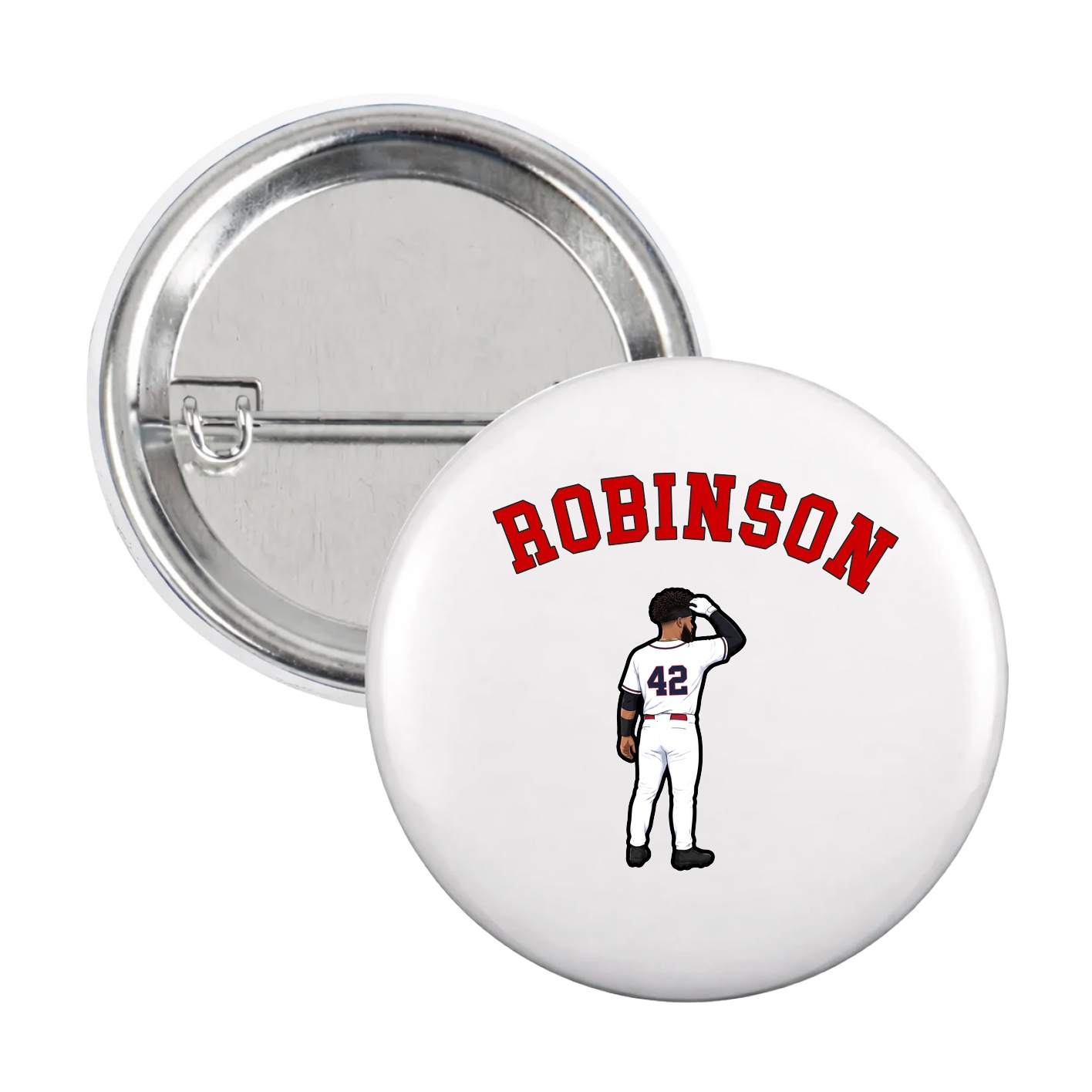 Game Day Button — Shirsey Arch in White