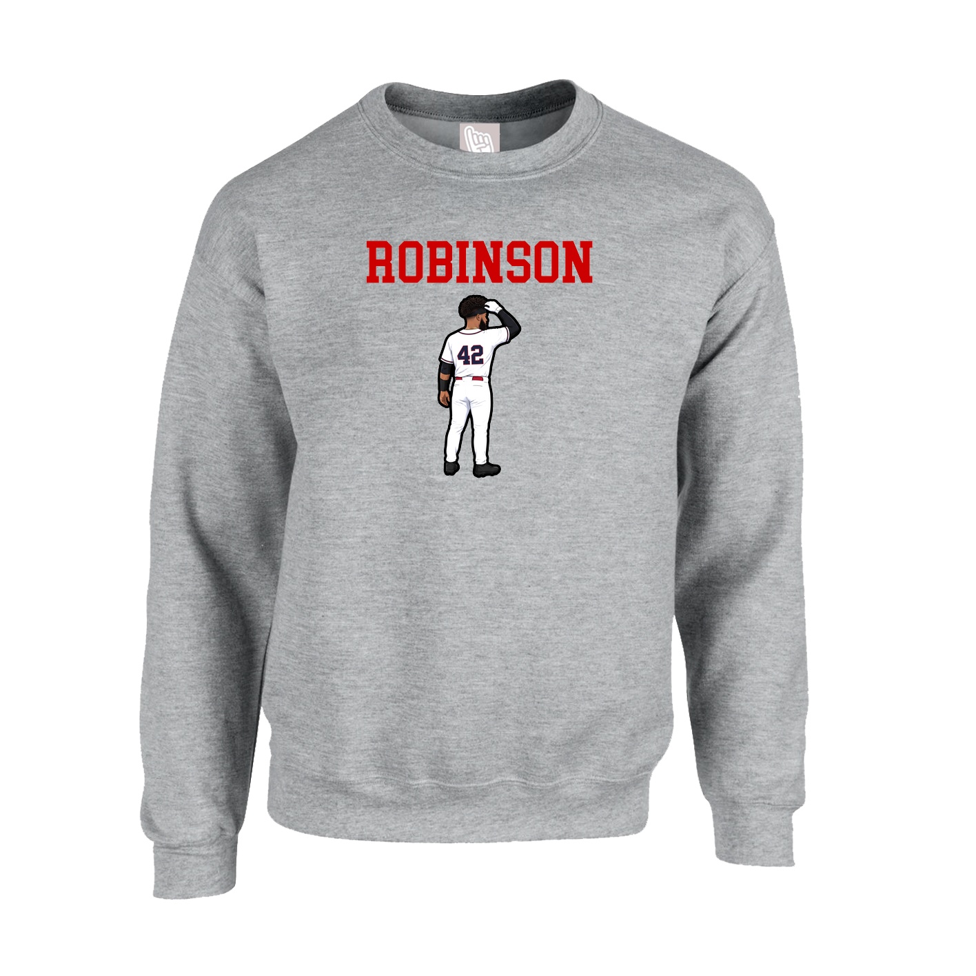 Fleece Crew — Shirsey in Grey