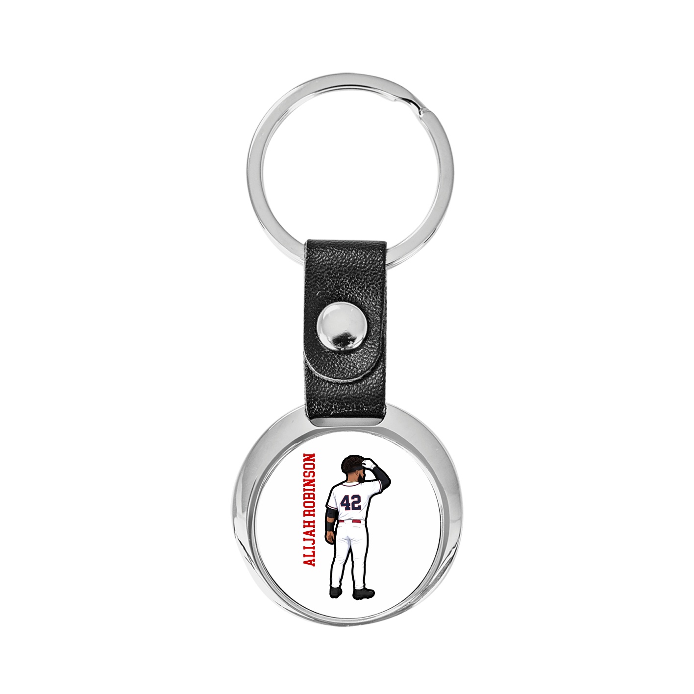 Key Chain — Name Vertical in Classic