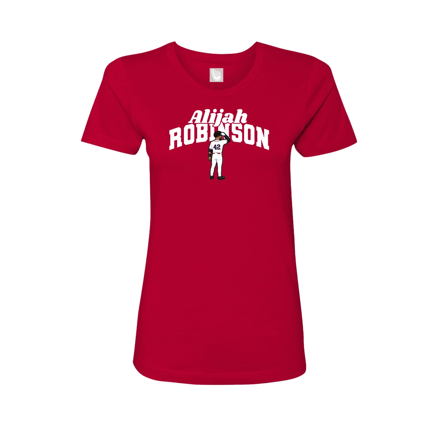 Womens Tee — Signature Arch in Red